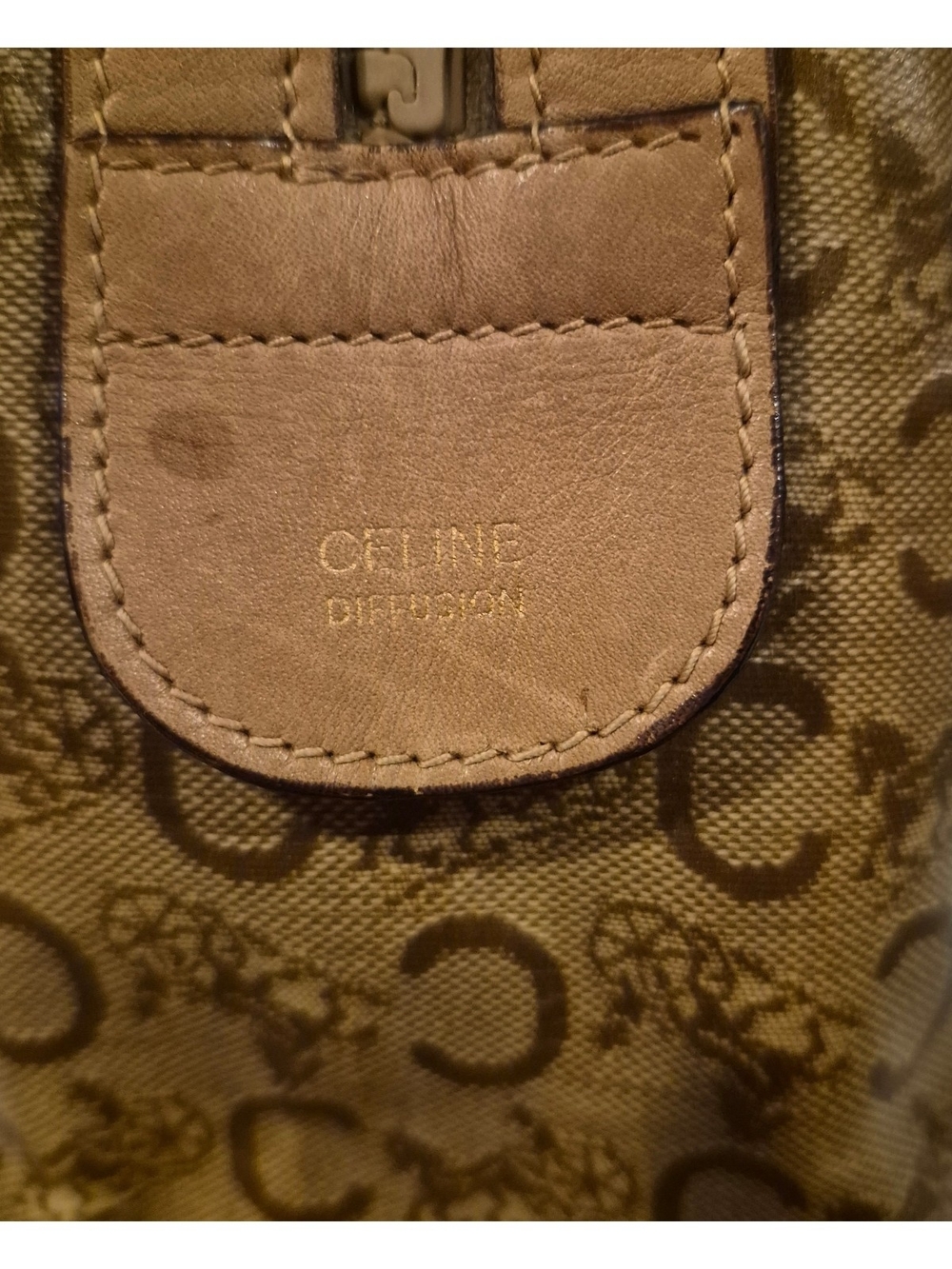 Vintage Celine C Macadam Boston Bag - Picture 5 of 13